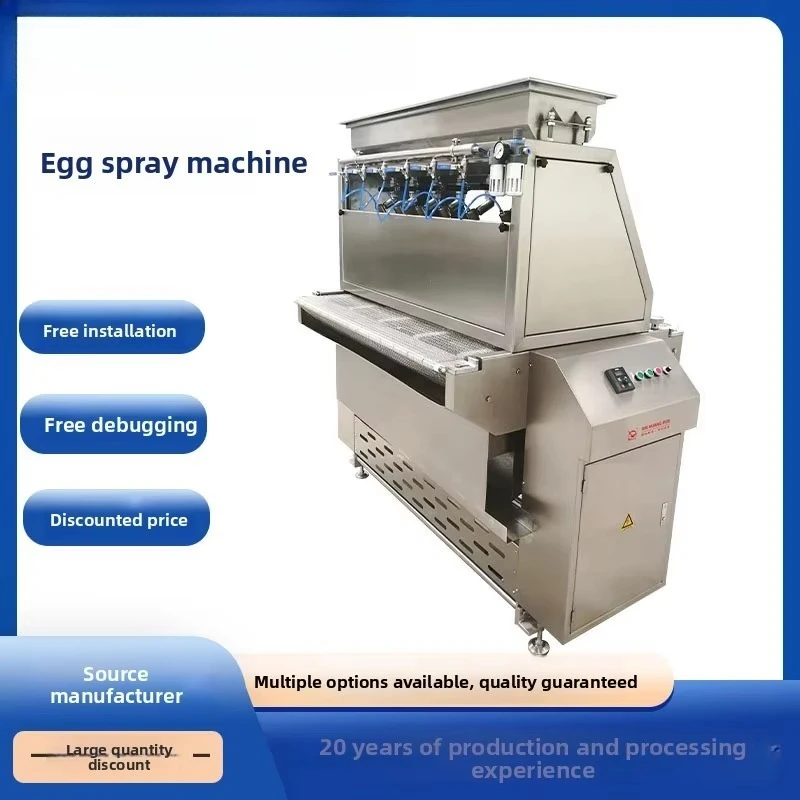 Automatic  Spraying Machine Commercial Food Processing Production Line High Precision Nozzle Split Design 1 Year Warranty