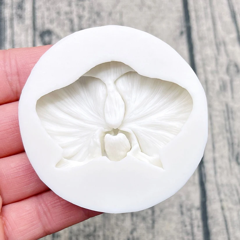 Flower Moth Orchid Silicone Sugarcraft Mold Resin Tools Cupcake Baking Mould Fondant Cake Decorating Tools