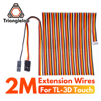 Trianglelab NEW 3D Printer 3D TOUCH 2Meter Extension wires TL-touch auto bed leveling sensor Extension wires for ender3 CR10