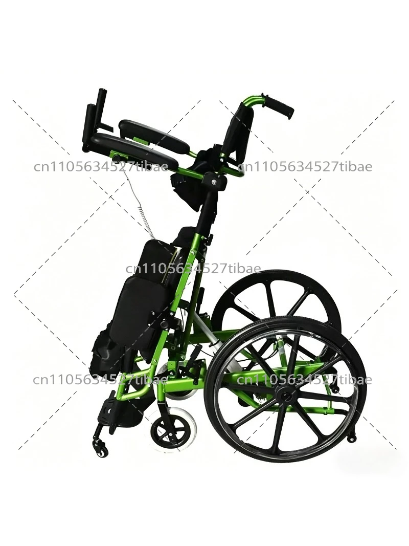 Push Stand Up Standing Wheelchair By Remote Control for The Disabled Paralytic Paraplegic People Use