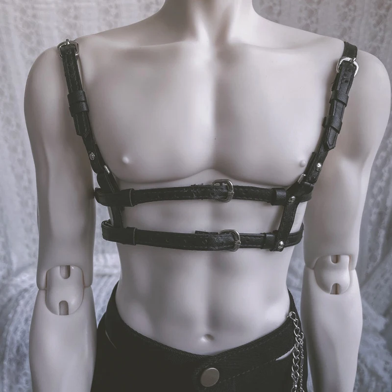 

D04-017 children toy BJD SD ID75 ID73 1/3 doll's accessories black the bondage belt to bind the belt 1 pcs