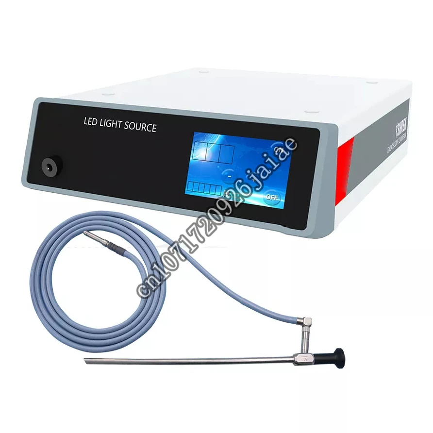 High Brightness 100W Hysteroscope LED Cold Light Source with Endoscope Monitor Price