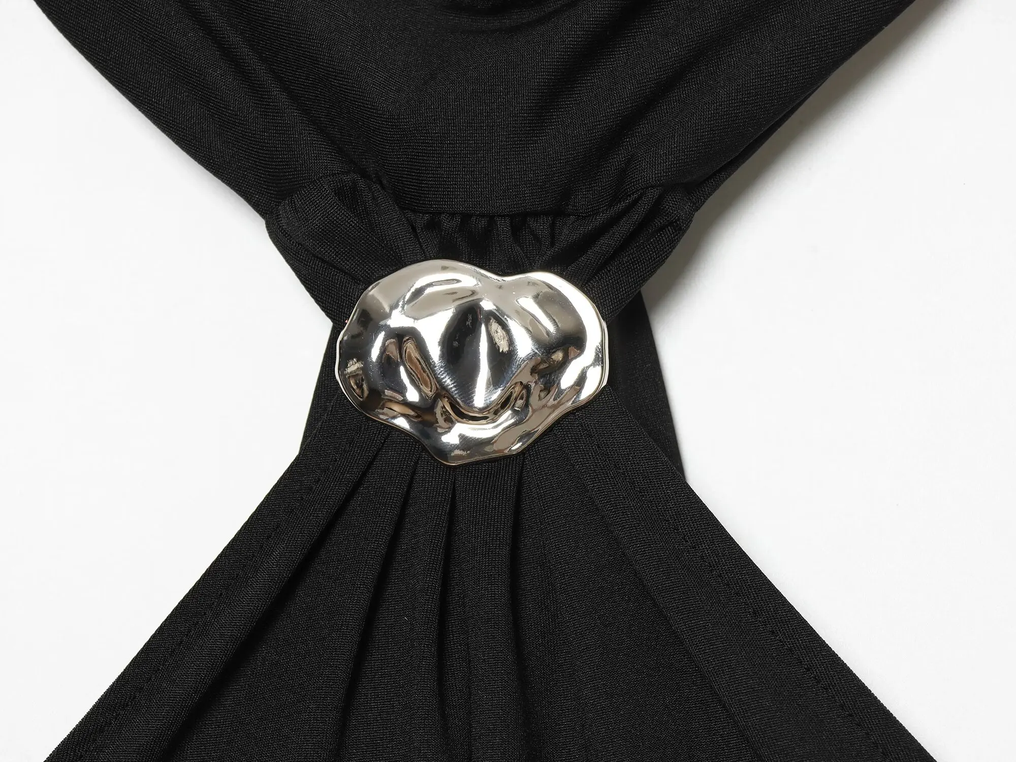 Damen Sexy Neckholder Ärmelloses Minikleid mit Asymmetrischem Saum, Figurbetontes Party- und Ausgehkleid 2026 Neue Mode Rückenfreies Outfit – Detail 5