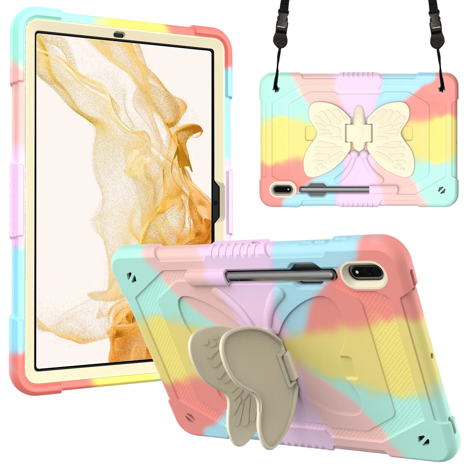 Case For Samsung Galaxy Tab S9 FE Plus 2023 SM-X810 X816B X610 X616B 12.4