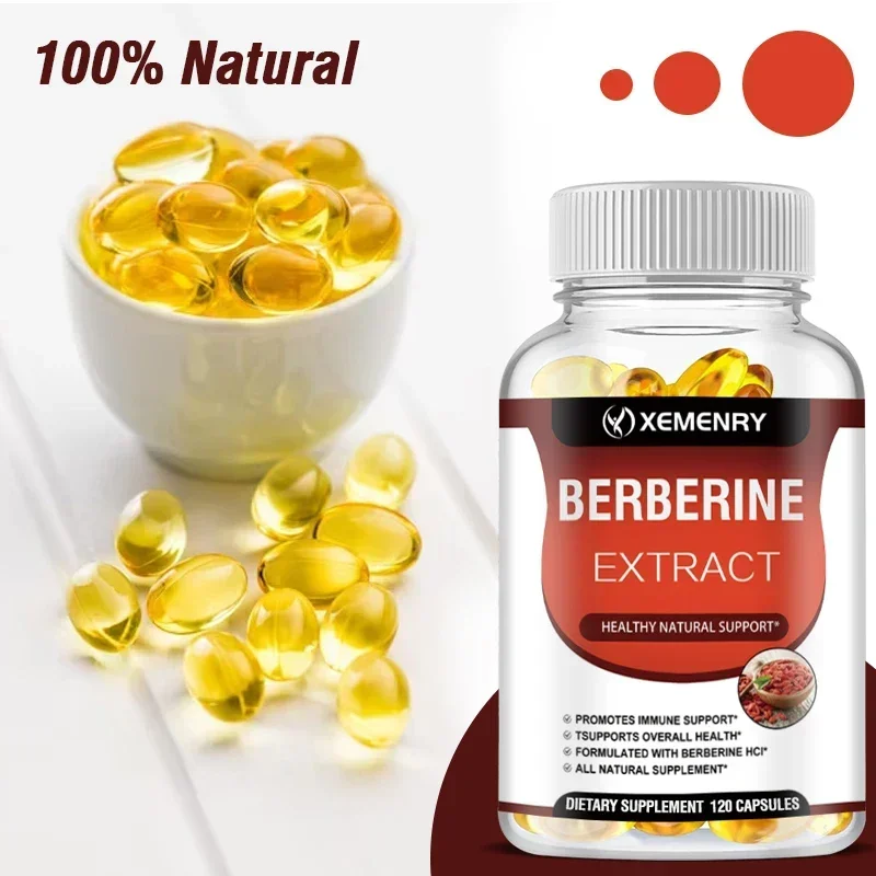 Extracto de berberina 1800 Mg-apoya el crecimiento óseo, antioxidante, salud inmunológica