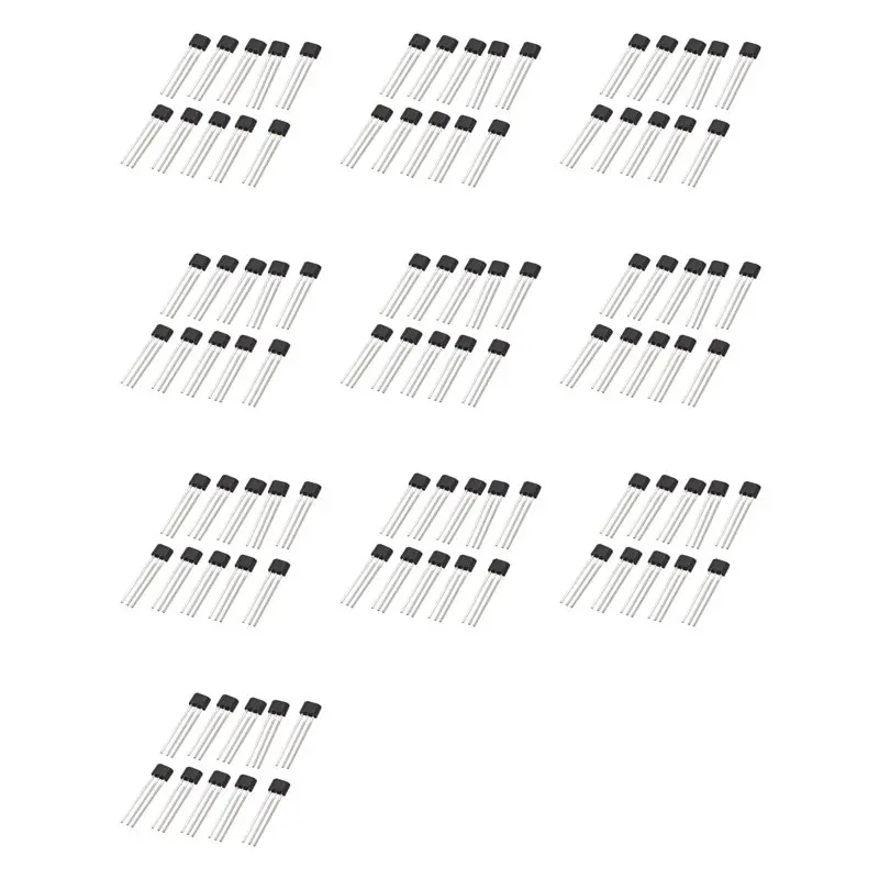 B44C 100Pcs Y3144 Sensitive Hall Effect Sensor Magnetic Detector 4.5-24V