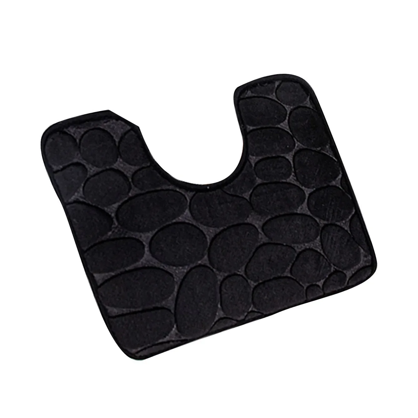 2024 Washroom Toilet Foot Mat U-shaped Floor Mats Waterproof Pad Bathroom Bathroom Water Absorption Anti-skid Pad Quick Drying