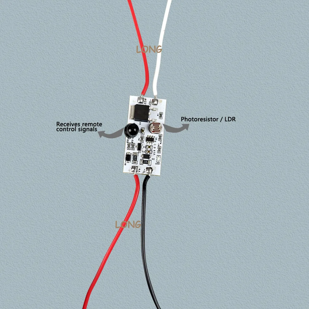 مفتاح مستشعر الضوء التلقائي على إيقاف مستشعر الضوء الكهروضوئي في الهواء الطلق مقاوم للماء IP66 تيار مستمر 12-75 فولت 3A لممر الدرج