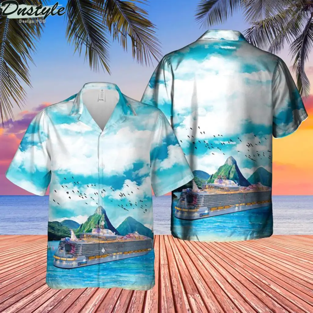 New Cuban Shirt Cruise Hawaiian Beach Holiday Vintage Short Sleeve Tops Aloha Oversized for Men And Women