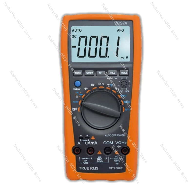 VC97A Digital Multimeter, High Precision Auto-Range Multifunctional Tester for Electrical & Home Repair