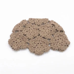 手作りのかぎ針編みのレースホローヘッド春と夏のレトロカジュアルターバンファッションメロンレザーメッシュハット 10ベストセールスクロシュビーニー-2