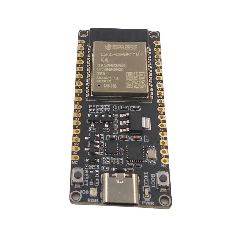 ESP32-C6-WROOM-1-N8 모듈 코어 보드, 블루투스, WiFi6, RISC-V 개발 보드