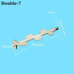 Factory Supply 1 Piece White Beater Rod 365mm Jingling Soft Serve Ice Cream Machine Stiring Shaft Blender Replacement