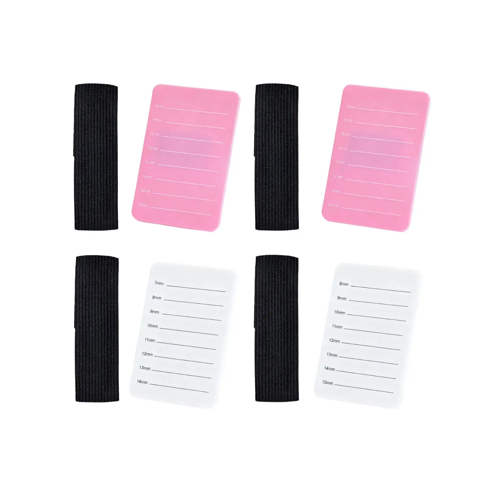 속눈썹 홀더 속눈썹 연장 핸드 팔레트 트레이 도구, 편리하고 튼튼하며 조절 가능한 손목 스트랩 포함, 가짜 속눈썹 트레이