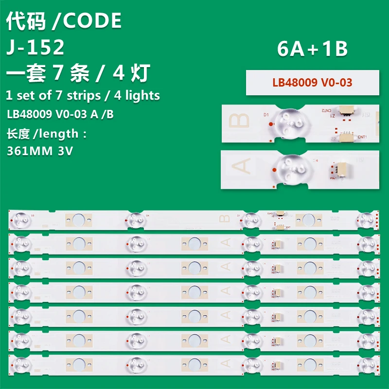 KIT 7 BARRAMENTOS TV LED KDL-48W655D