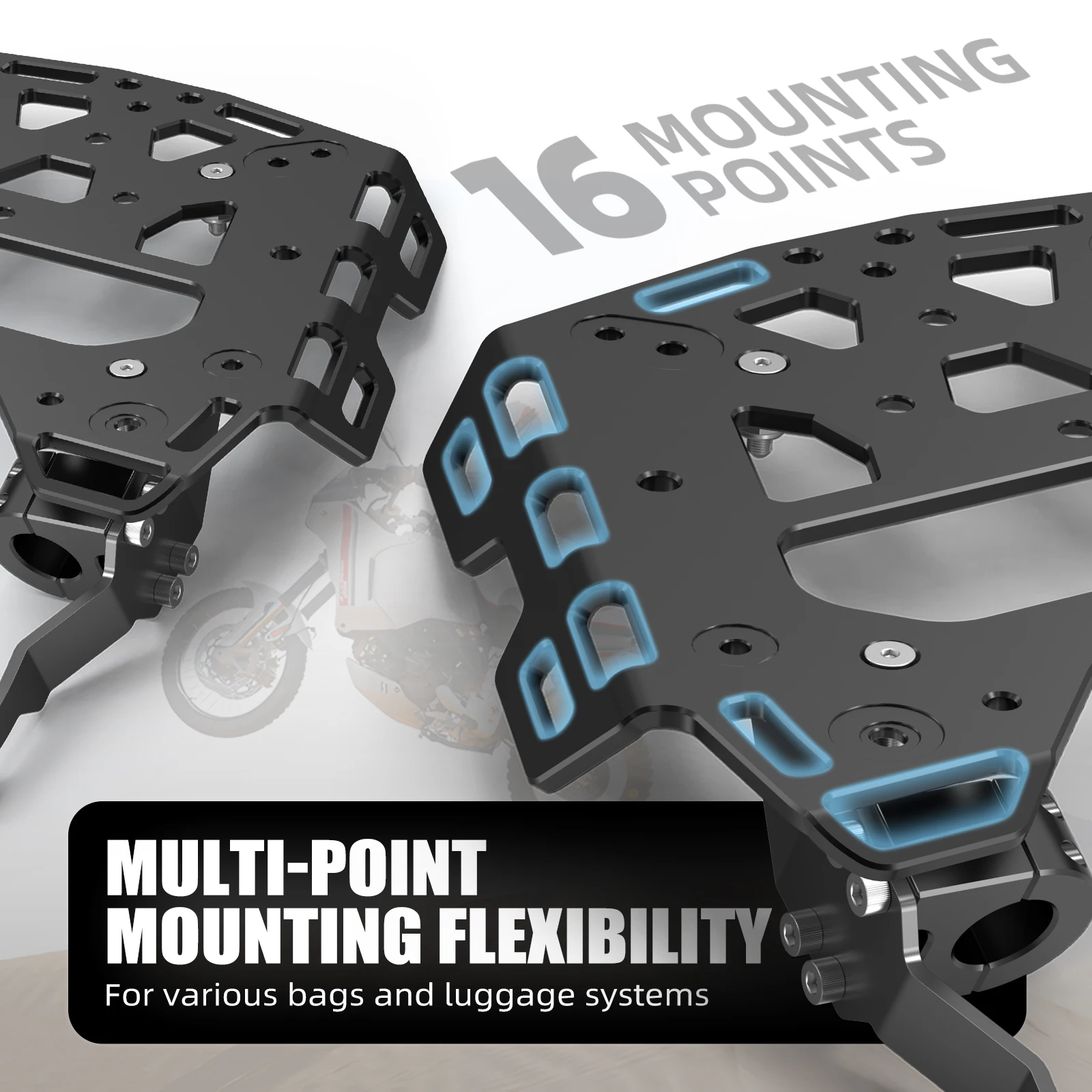 For Ducati DesertX 2022-2025 Desert X 2023 2024 2025 Motorcycle Top Luggage Rack Cargo Holder DesertX Rally Desert X Accessories