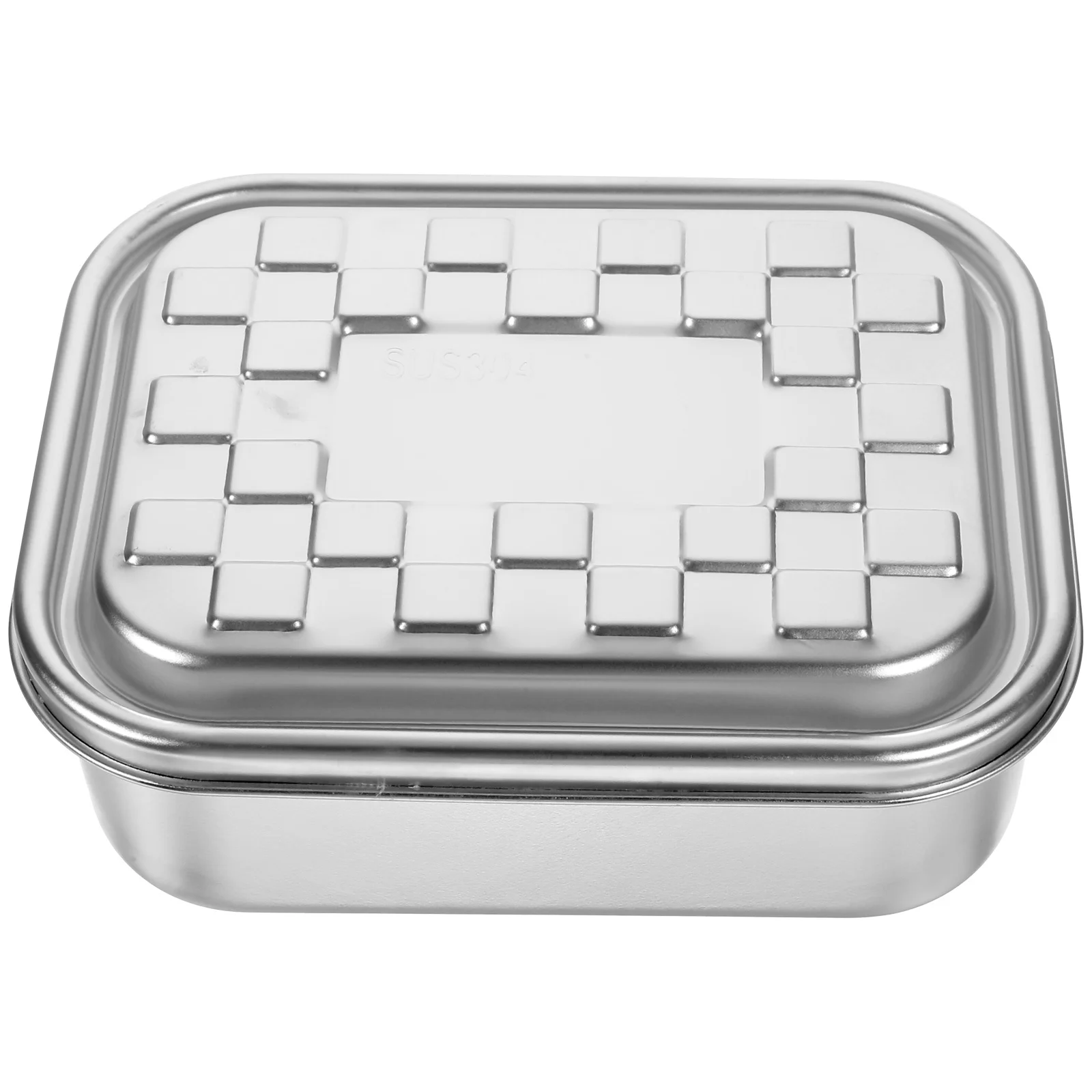 

Stainless Steel Lunch Box Bento Container Food Grade Leakproof Portable 1-Tier Silver Reusable For Work School Picnic Outdoor
