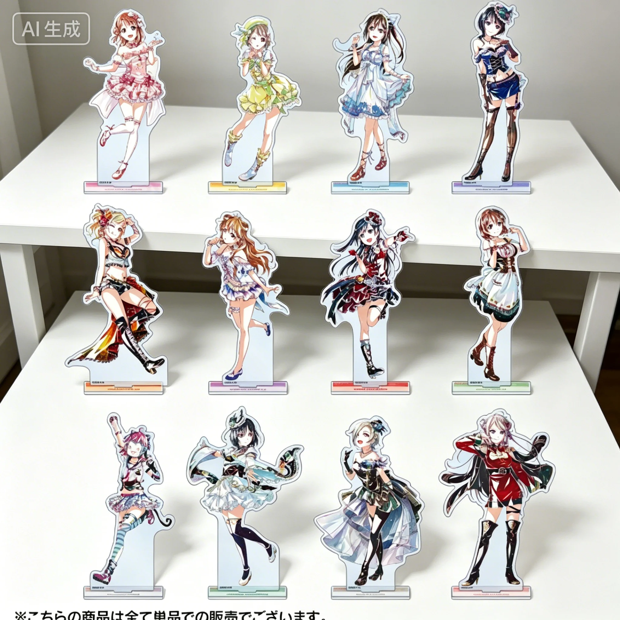 

Love Live! Uehara Ayumu Tennoji Rina Human-shaped Acrylic Figure Stand Model Plate Keychains Desktop Ornament Gifts For Friends