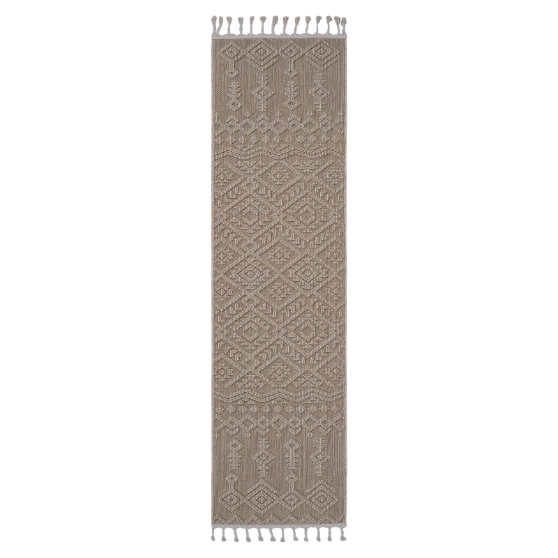 

NAAR Guros Collection 2X8 Natural / Traditional Indoor / Outdoor Runner Rug