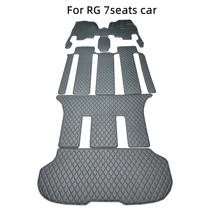 Custom full set car floor mats for Right Drive Honda STEP WGN Stepwgn RG 2009-2005 7 8 seats Top quality Rugs waterproof carpets