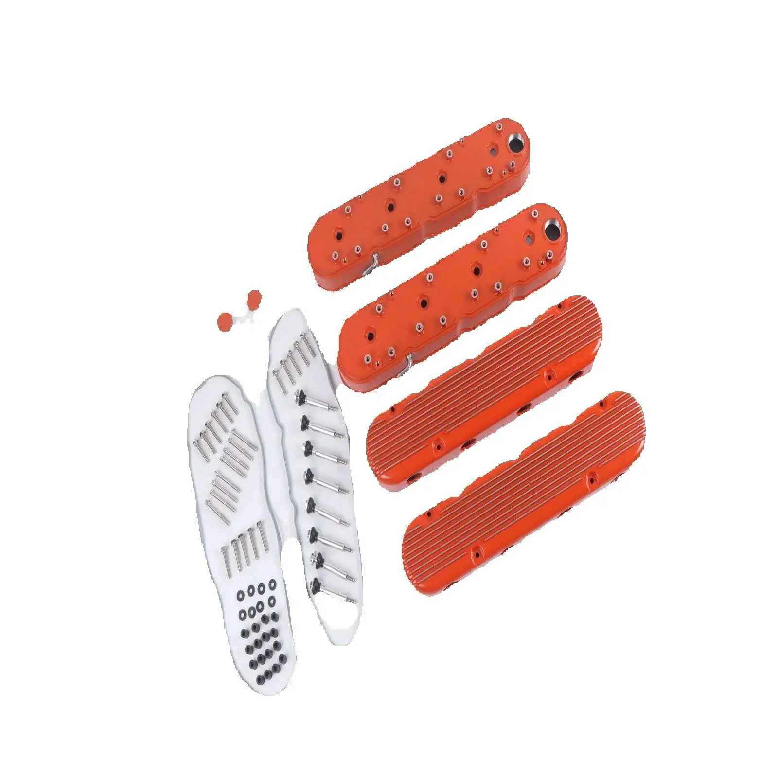 

1 комплект 241-183 оранжевых крышек клапанов для LS Chevy LS1 LS2 LS3 LSX 12558948 12570616 D580 D510C 410004