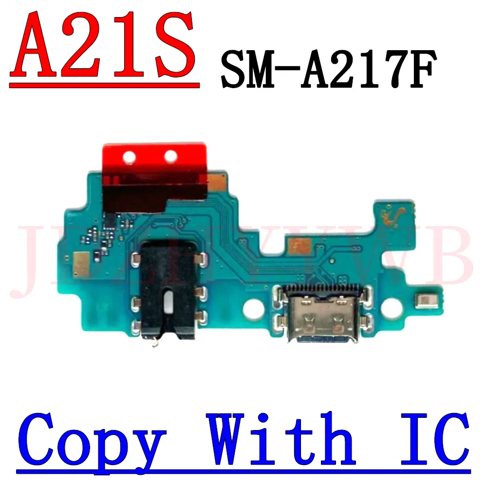 USB Charge Port Jack Dock Connector Charging Board For Samsung Galaxy A21S SM-A217F A217N Motherboard Main Flex Cable