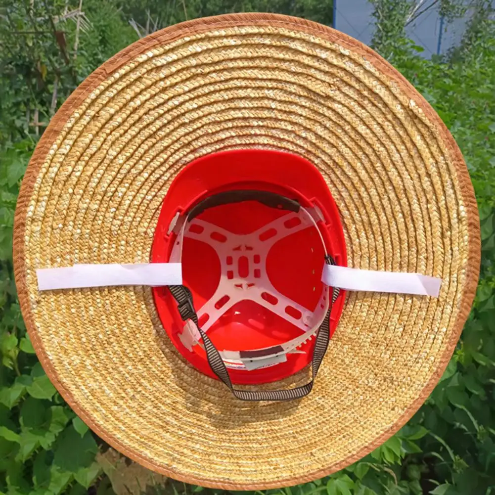 Construction Sun Protection Hat Brim, Hat Brim Replacement, Universal Fit Straw Sun Visor Industrial Hard Hat Accessory