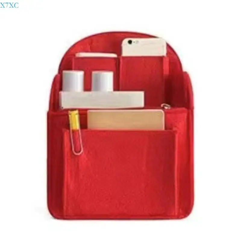 X7XC Backpack Shoulder Bag Handbag Insert Small Bag Divider Insert Pocket