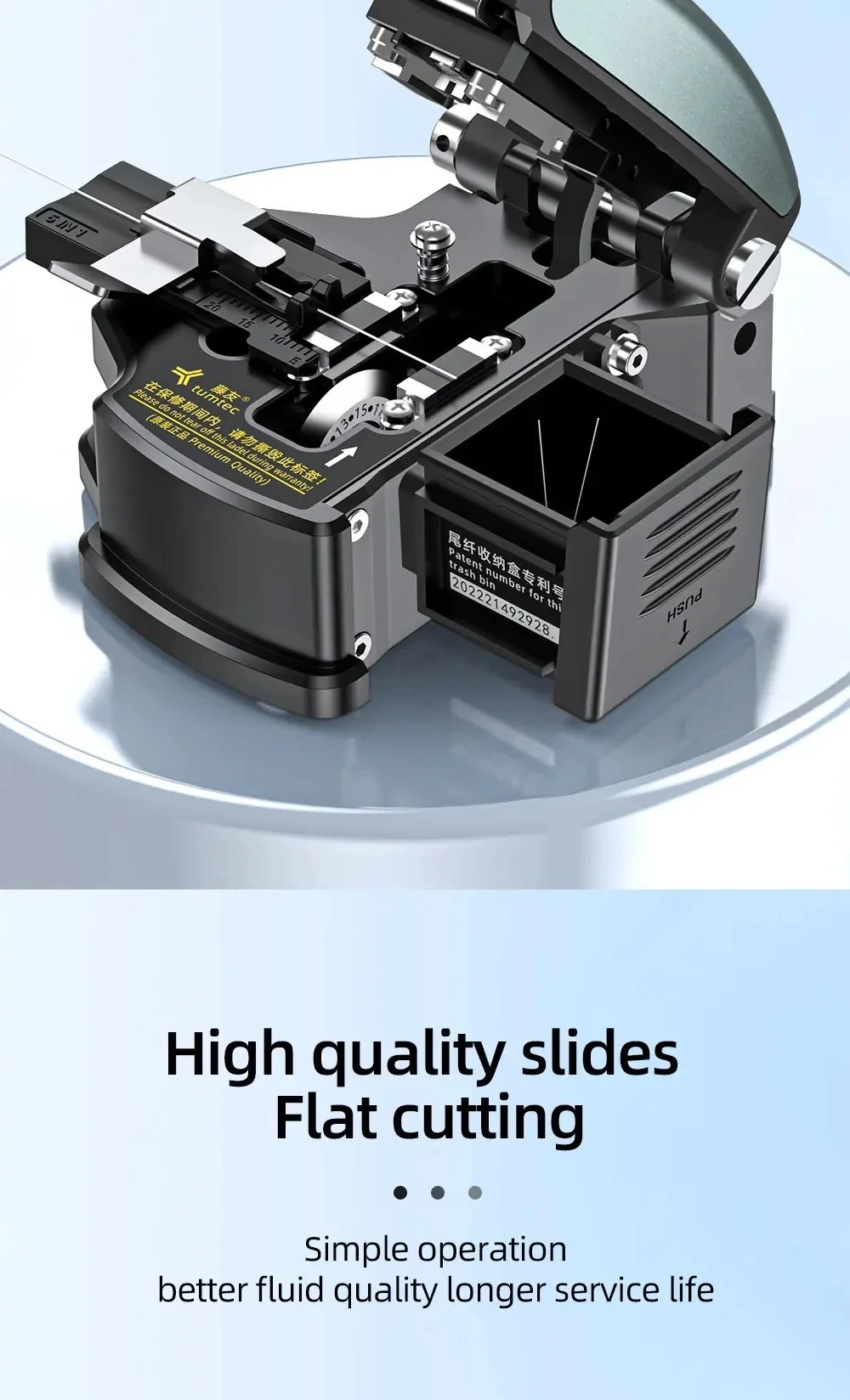 

A10 Fiber Optic Cleaver FTTH One-Step Cutting Knife Cutting Tool Cable Cutting Knife