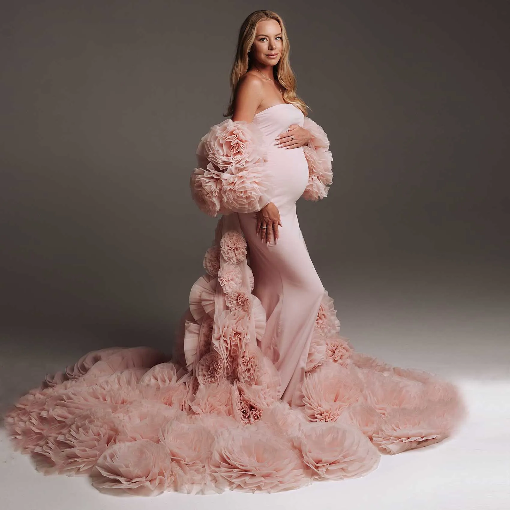 Luxurious Ruffle Fl…