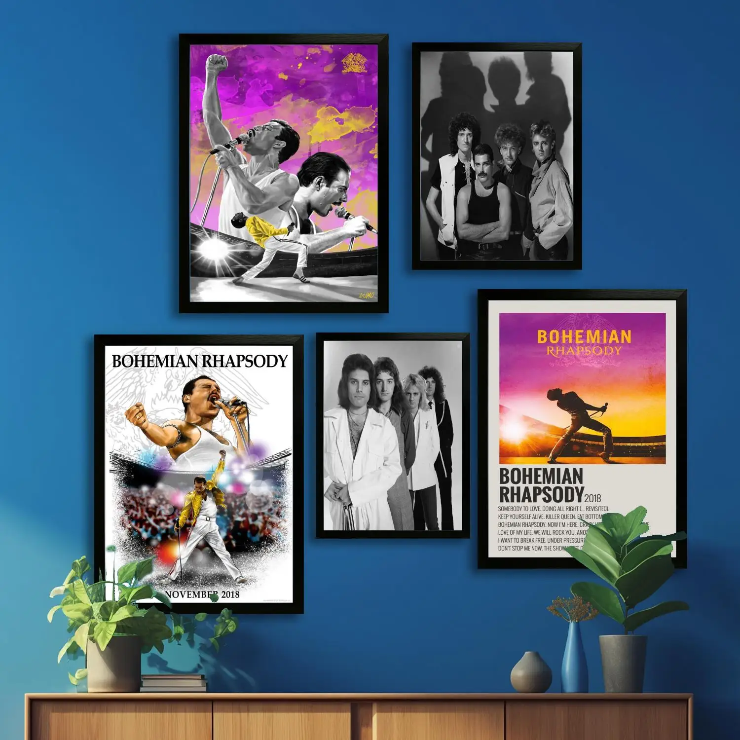 bohemian rhapsody Canvas Art Poster and Wall Art, Picture Print, Modern Family Bedroom Decor,Decorative painting