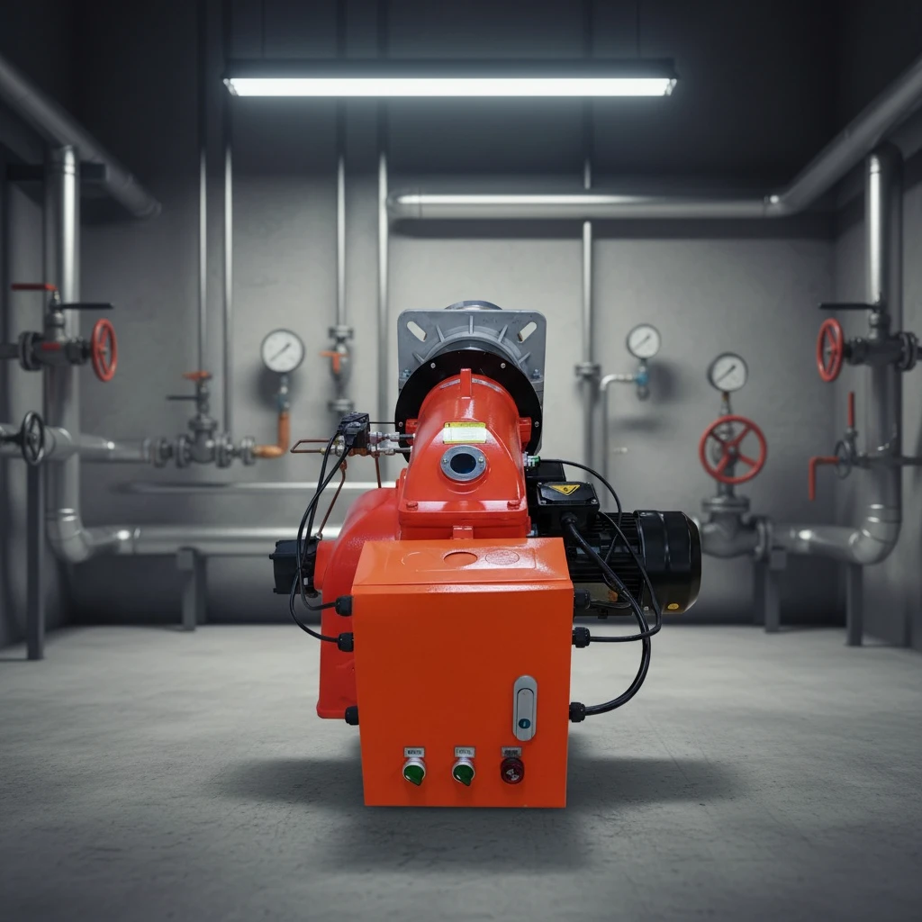 New for Power Oil Burner for Dual Fuel Industrial Boilers 474-798KW Metal Construction 1 Year Warranty CE