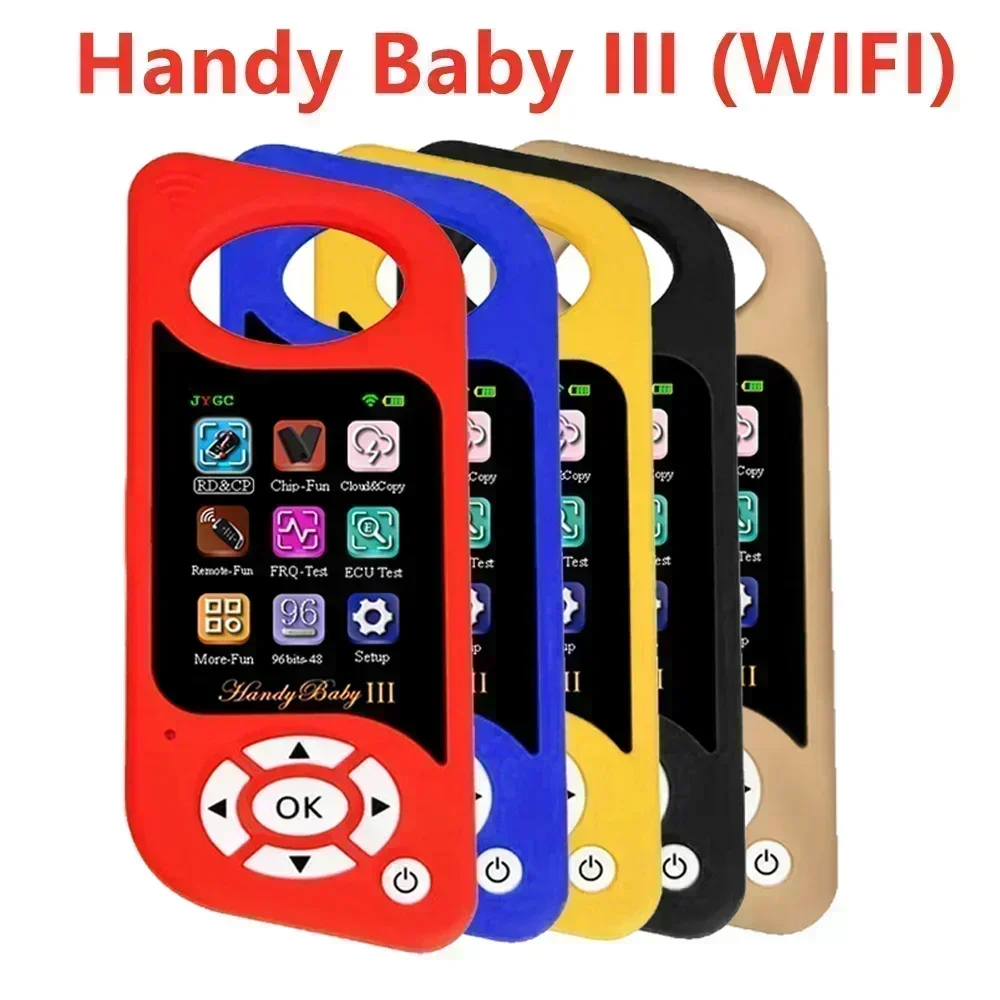 Handy Baby 3 III Hand-held Auto Key Programmer For 4D/46/48/G/King Chip With Free 96 Bit 48 Function Multi-language Wifi Mode