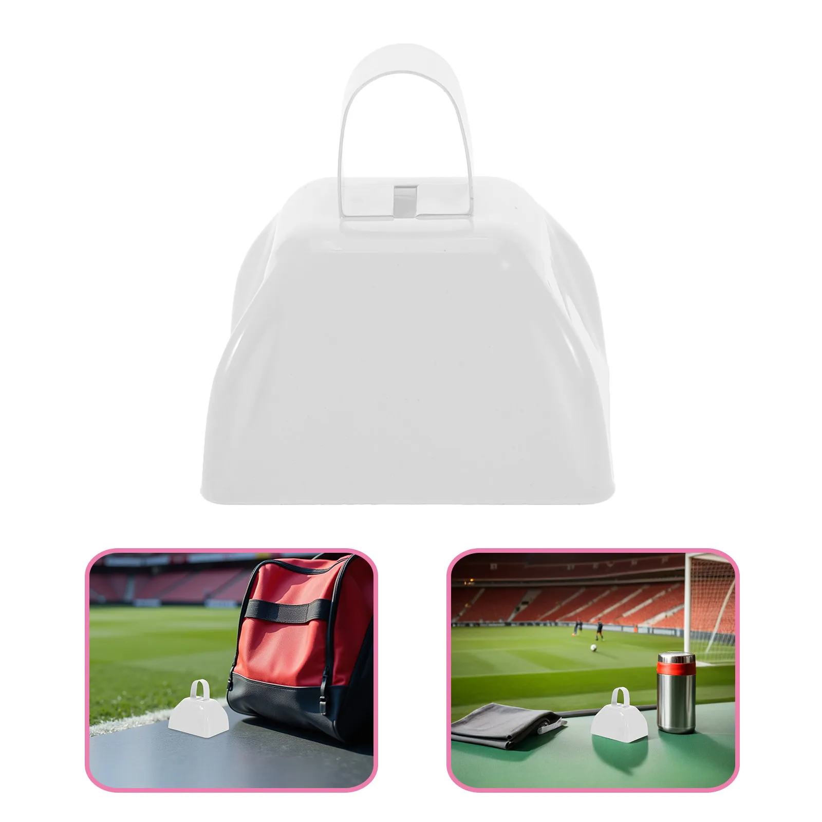 2 Pcs Cow Bells for Sporting Events Metal Cowbell Football Cheering Noisemakers Cowbells