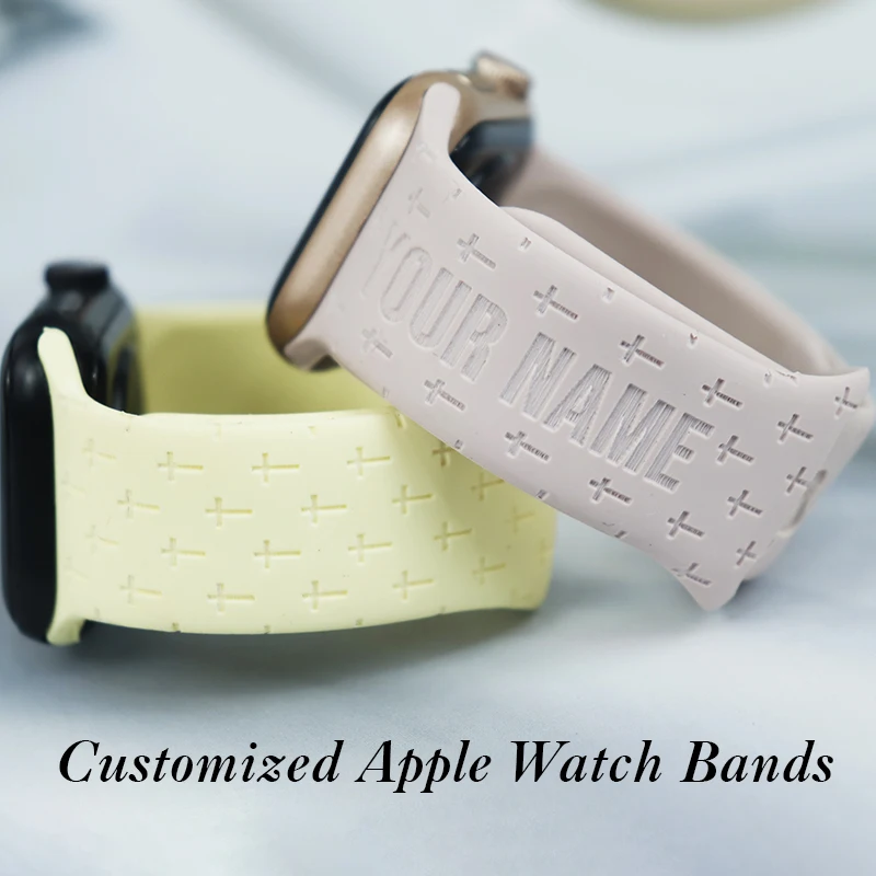 Christian Cross Apple Watch Bands with Bible Verse Compatible Religious Smart Watch Wristband Breathable Strap for Fitnes Casual