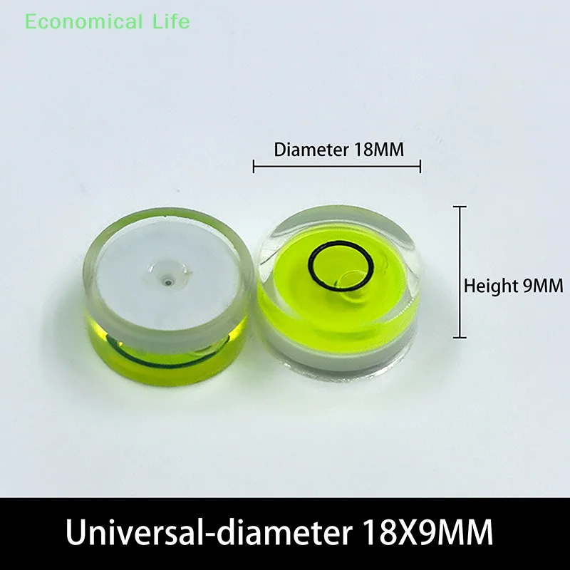 5pcs Mini Round Accuracy Bubble Level Bullseye Instrument Horizontal Precision Bubble Level Measuring Tool