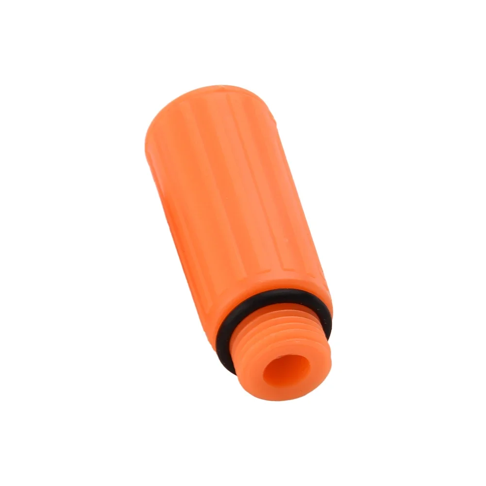 Yellow Air Compressor Oil Plug, 15 5mm Male Thread Diameter, Plastic Material, Nonskid Handle, Perfect Spare Part Option