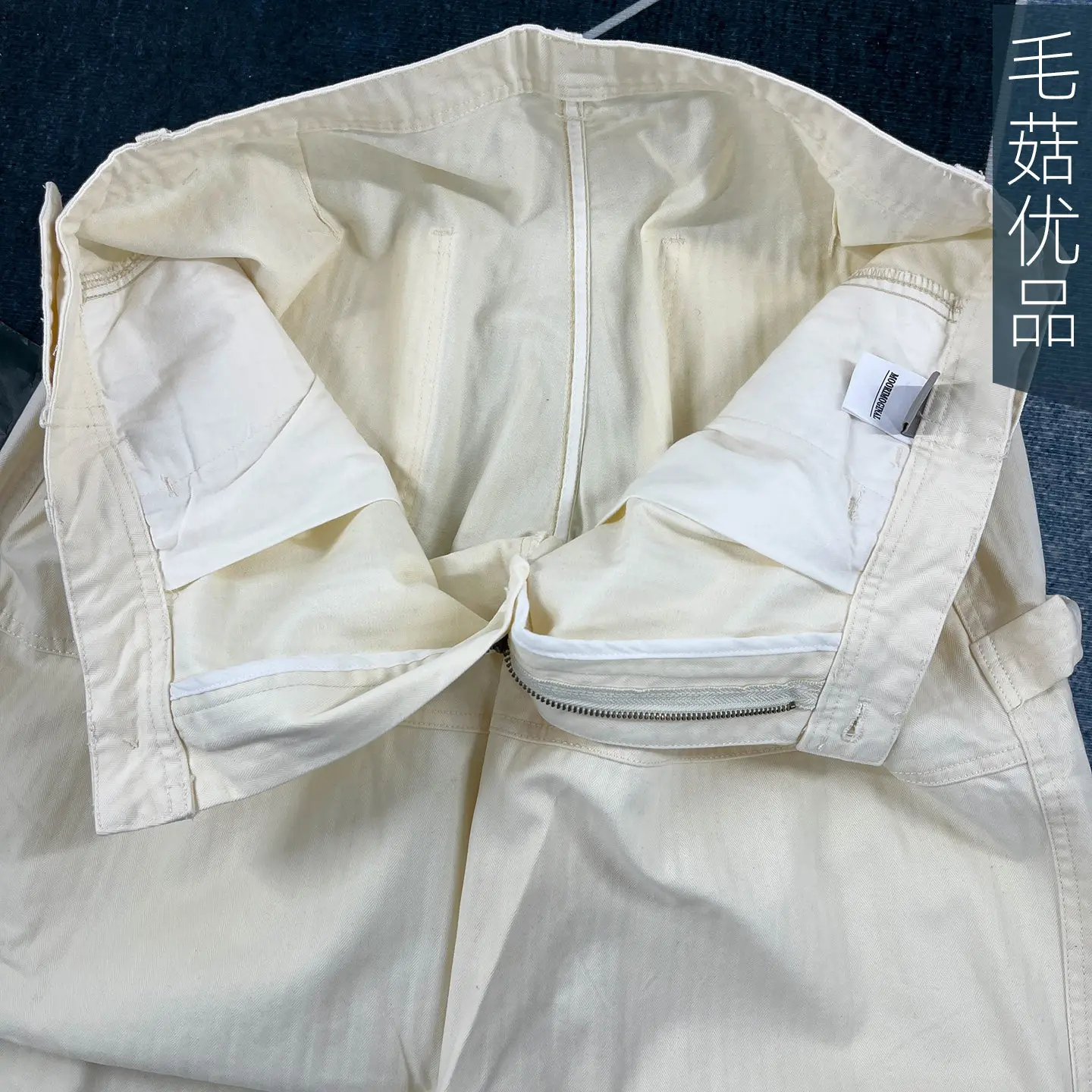 Calça casual masculina de espinha de peixe, pesada, 100% algodão, americana, retrô, reta, jacaré, calças cargo, vários bolsos