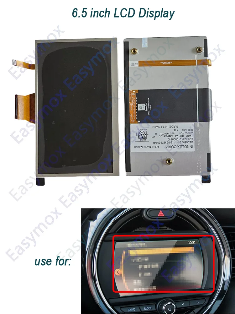 

6.5" LCD Display for BMW Mini 2018-2023 Head Unit Nav GPS Media Screen CID Repair