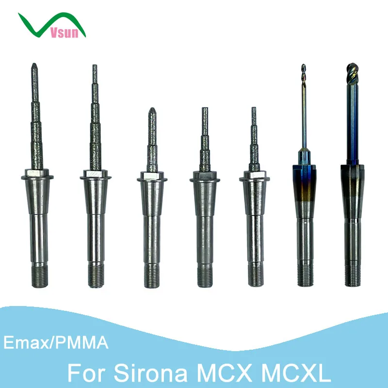 Frese Diamantate Sirona Mcxl Inlab Cerec Per Laboratorio Cad/Cam, Per Vetroceramica, Disilicato Di Litio, Emax MC XL-image