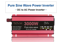 Shipping Ukraine 3kw 3000 Watt 12V 24V 48V Dc to AC 220V 1000W 1600W 2200W Car RV Power Pure Sine Wave Power Inverter 3000w