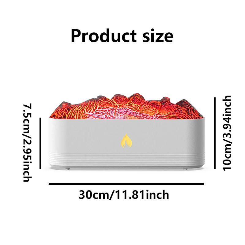 موزع اللهب للزيوت العطرية، ناشر رائحة مع رذاذ بارد، ناشر عطري مع حماية تلقائية للإيقاف، المنزل، المكتب