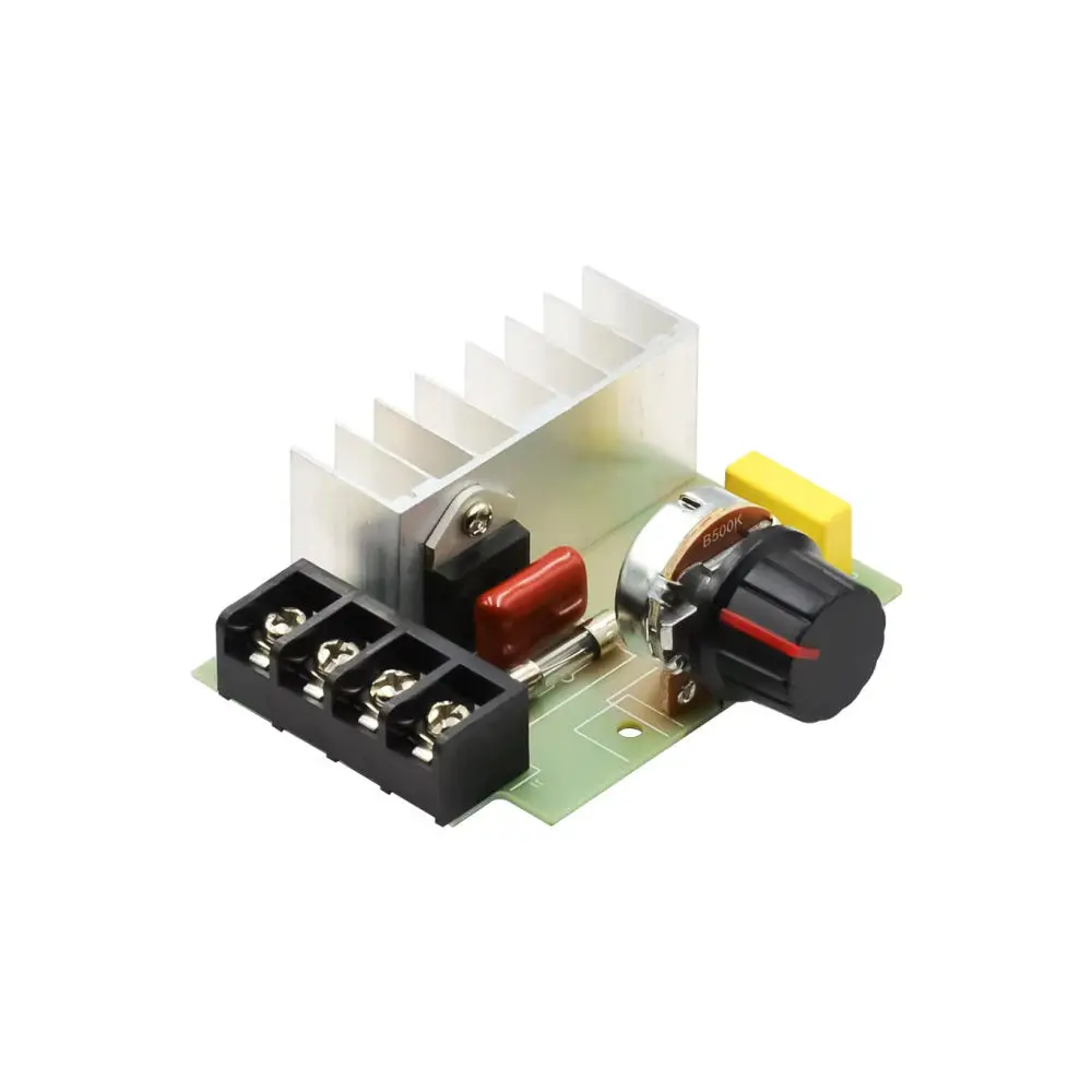 Adjustable SCR Voltage Regulator 4000W Speed Controller Dimmer For Jialongsheng Electrical Tool With Safety Fuse Protective Case