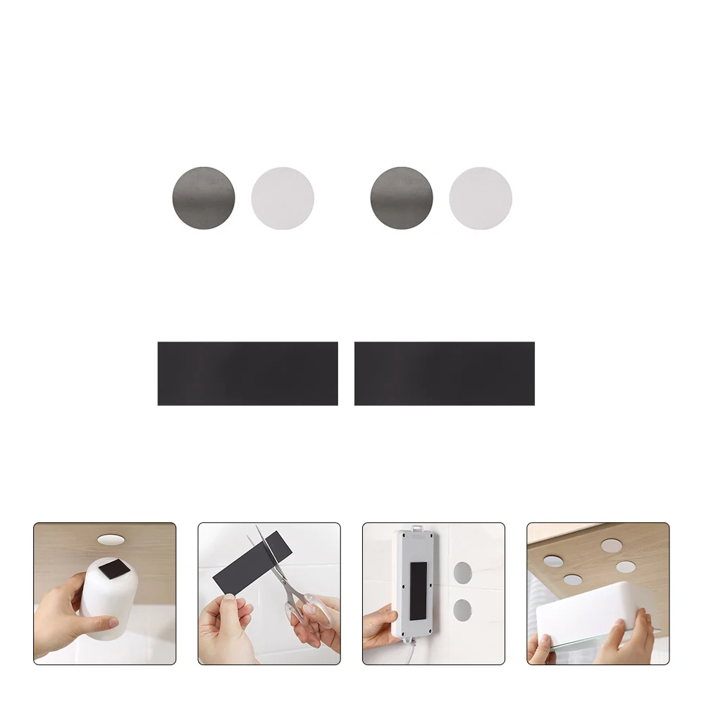 

1Set Magnetic Strips Self-Adhesive Durable Magnet Fixor for DIY Projects Kitchen Dorm Office Wall Mounted Tissue Box Holder