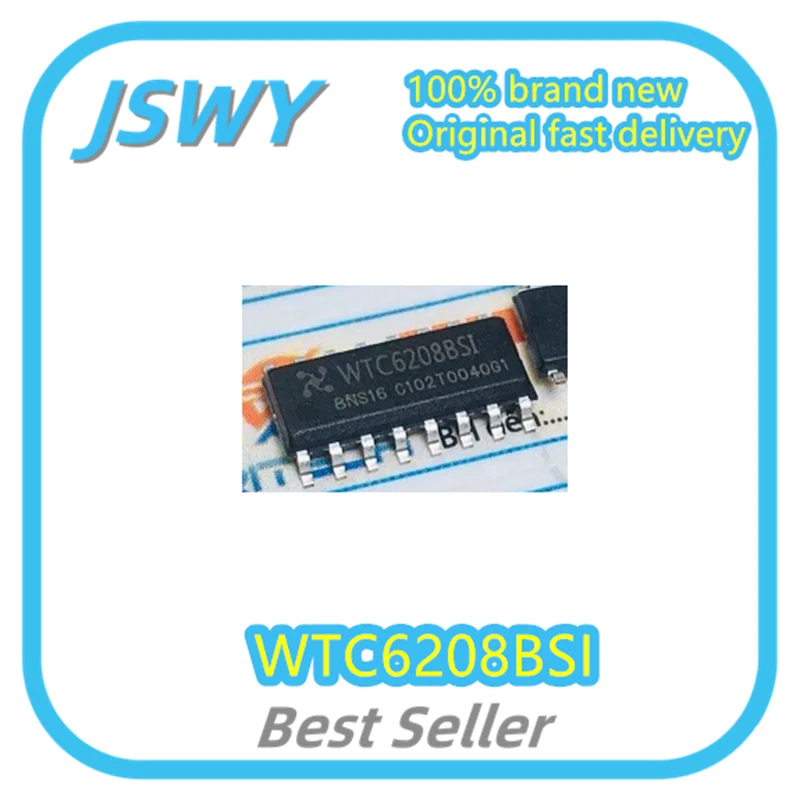 

(5/50pcs) WTC6208BSI WTC6208 SOP16 Touch Sensor Chip Bulk Stock Brand New Original