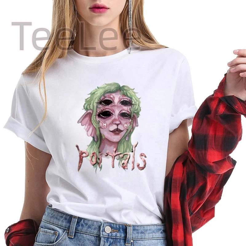 Melanie Martinez t shirt women funny goth tee print The void ate me harajuku t-shirts female funny graphic tops clothes