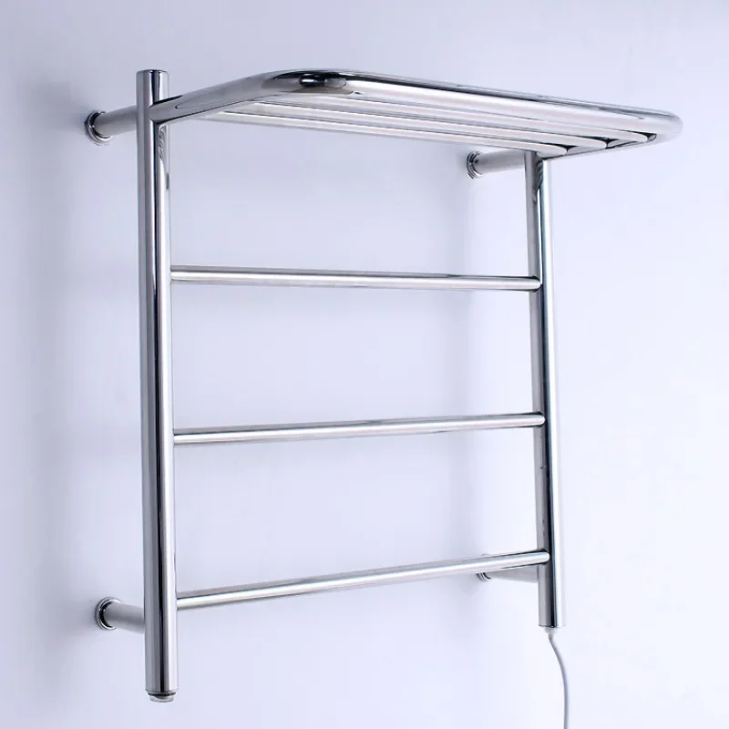 

Foshan manufacturers wholesale 304 stainless steel bathroom rack, hotel bright bathroom pendant electric towel rack