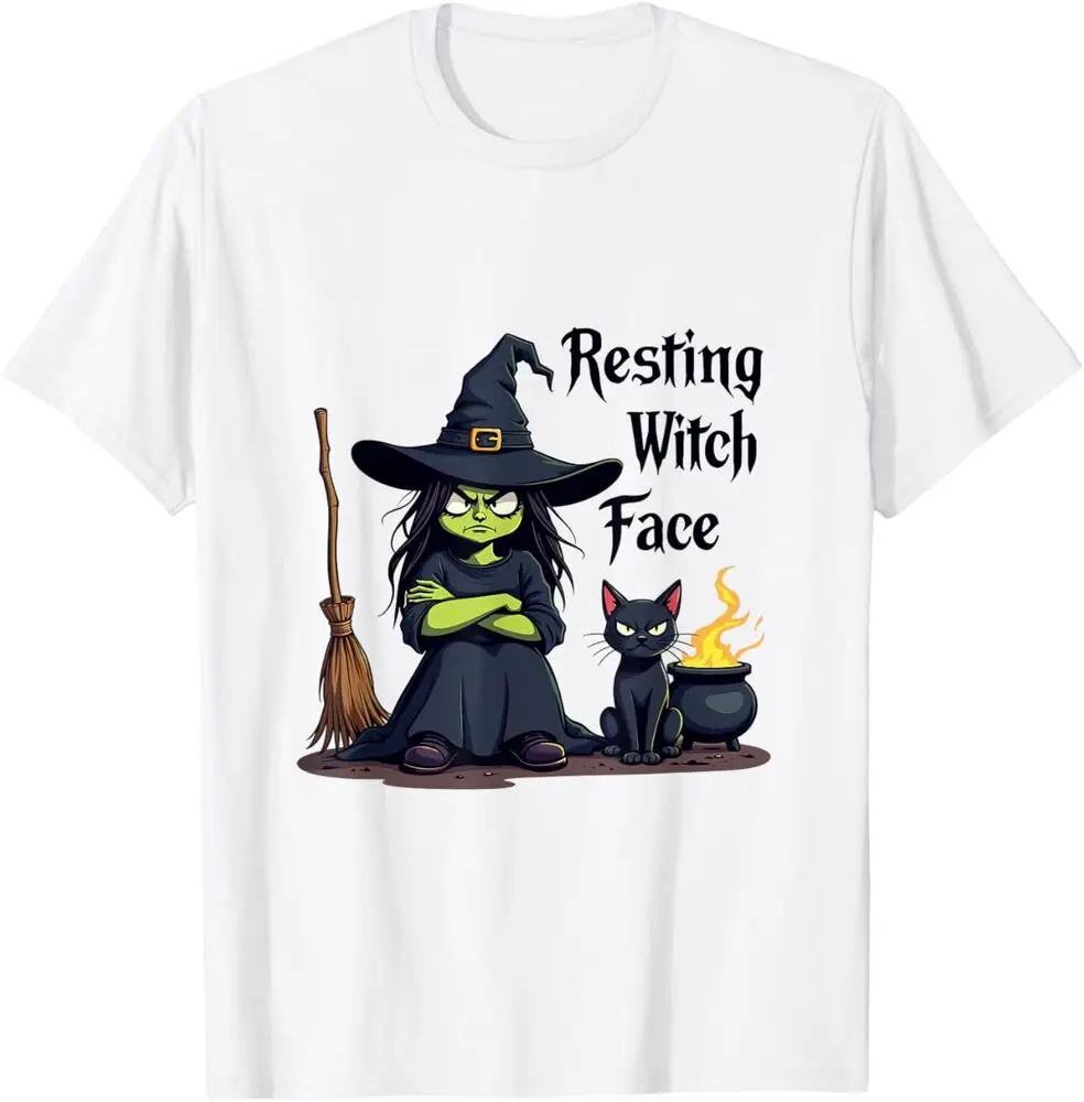 

Funny Halloween Witch Expressions Resting Witch Face T-Shirt