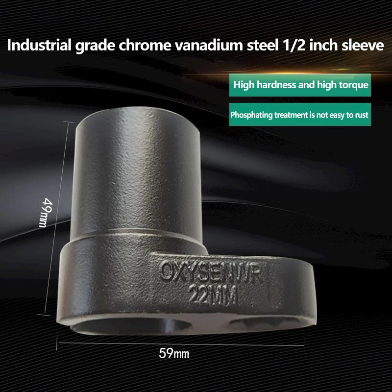 

22mm Professional Oxygen Sensor Socket Wrench Universal Car Repair Removal Tools Kit Adapter Engine Wrench Car Accessories