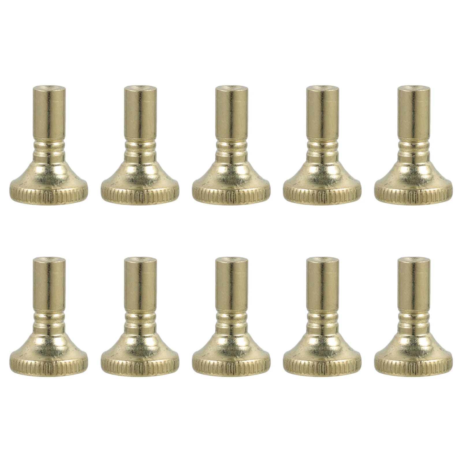 

10 Pcs Knob Handle Lamp Socket Twist Knobs Replacement Brushed On/off Switch Part Flower Teeth